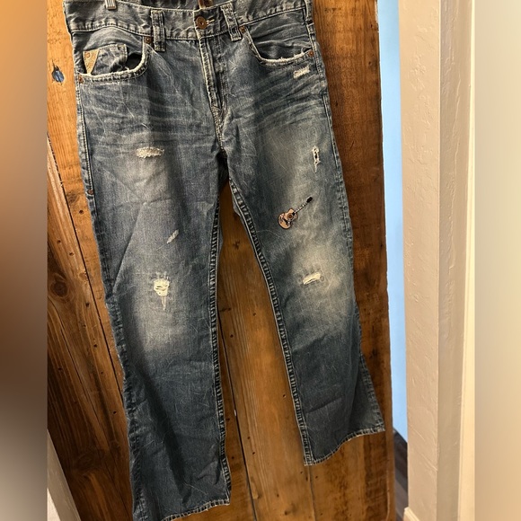 Silver Jeans Other - Silver 1945 men’s bootcut distressed denim blue jeans. Size 36x36
